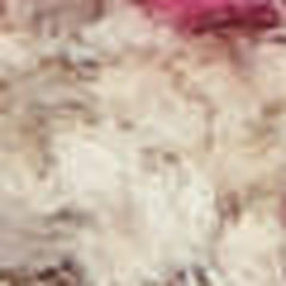 4' X 6' Ivory And Pink Abstract Power Loom Non Skid Area Rug