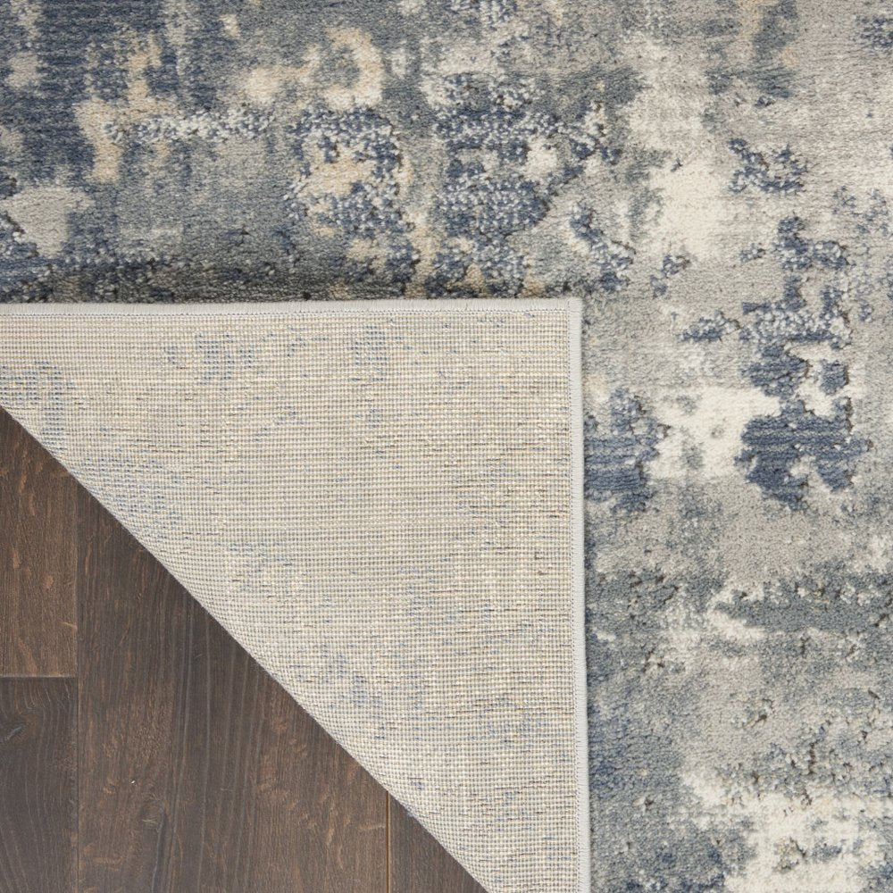 2' X 4' Beige And Gray Abstract Distressed Area Rug