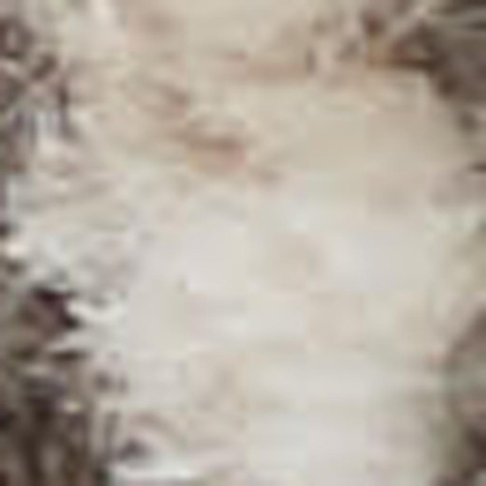 5' X 7' Beige And Grey Oriental Power Loom Non Skid Area Rug