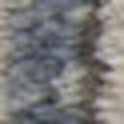 2' X 4' Blue And Beige Oriental Distressed Area Rug