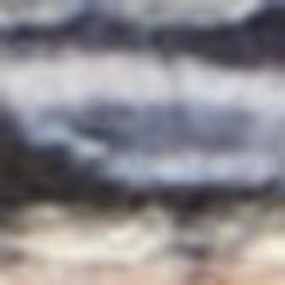 5' X 7' Light Blue Oriental Power Loom Distressed Washable Area Rug