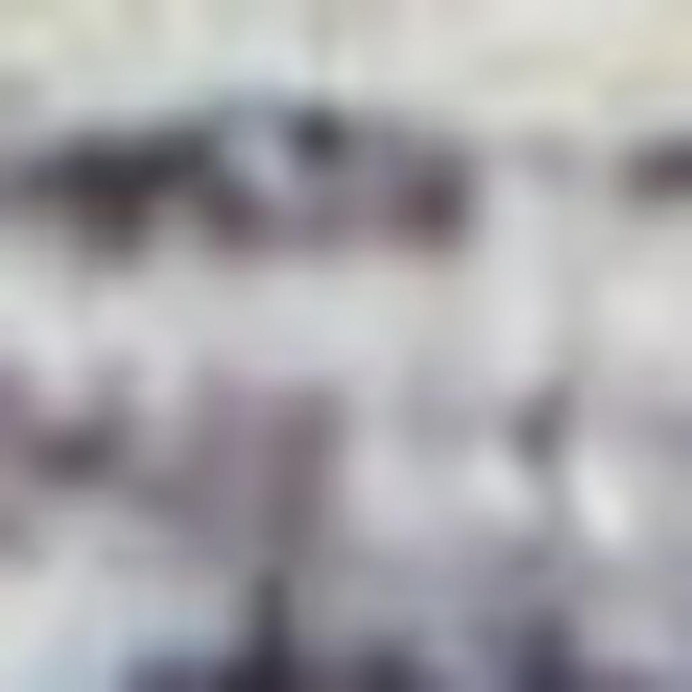 5' X 7' Light Grey And Blue Oriental Power Loom Distressed Washable Area Rug