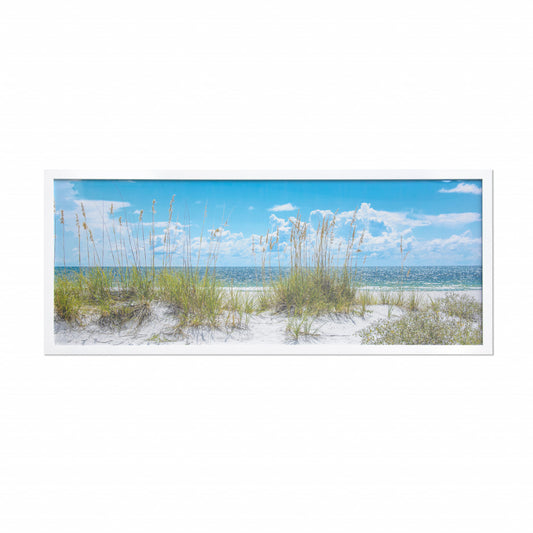 Sand Dunes White Picture Frame Photograph Wall Art