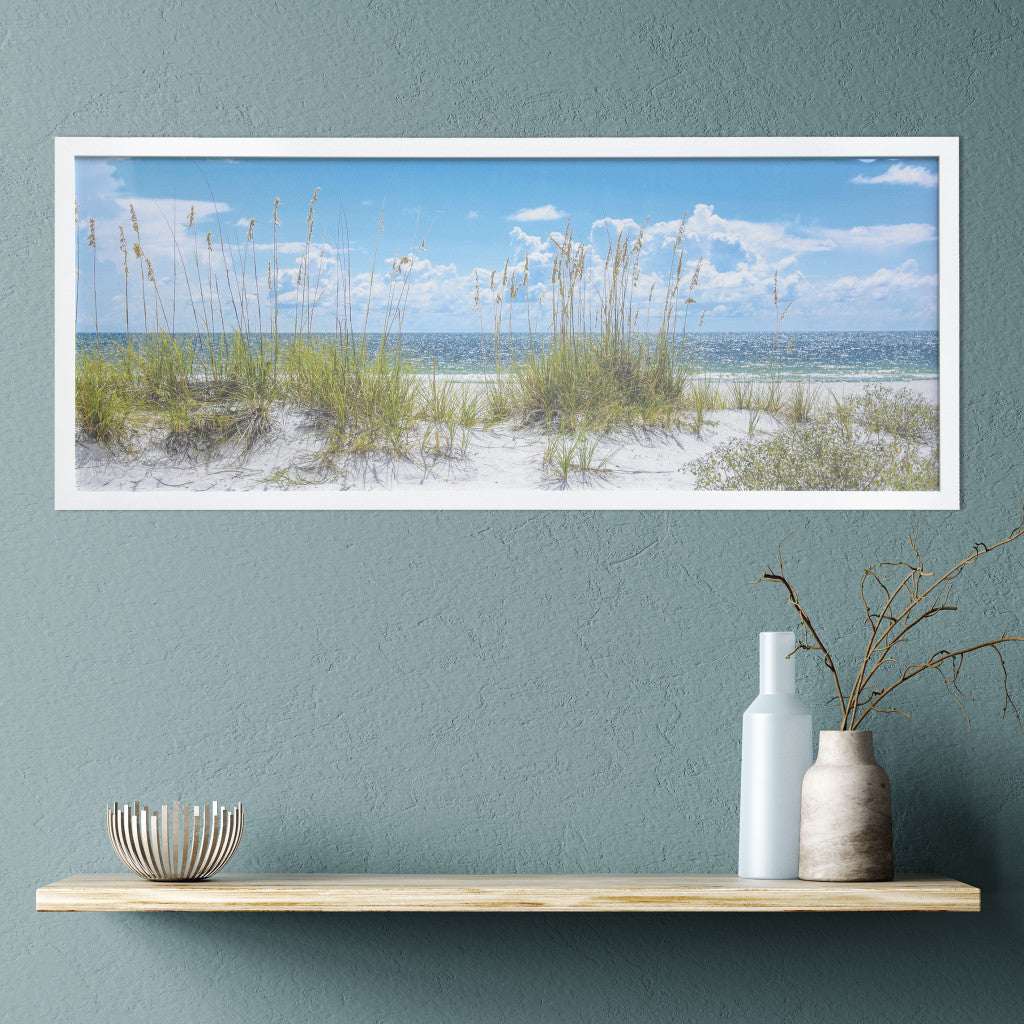Sand Dunes White Picture Frame Photograph Wall Art