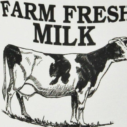 8" Black And White Metal Jug Vase