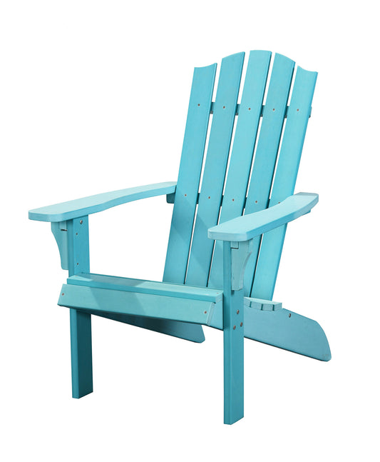 27" Turquoise Heavy Duty Plastic Adirondack Chair