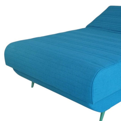 Turquoise Full Adjustable Upholstered Polyester No Bed Frame with Mattress
