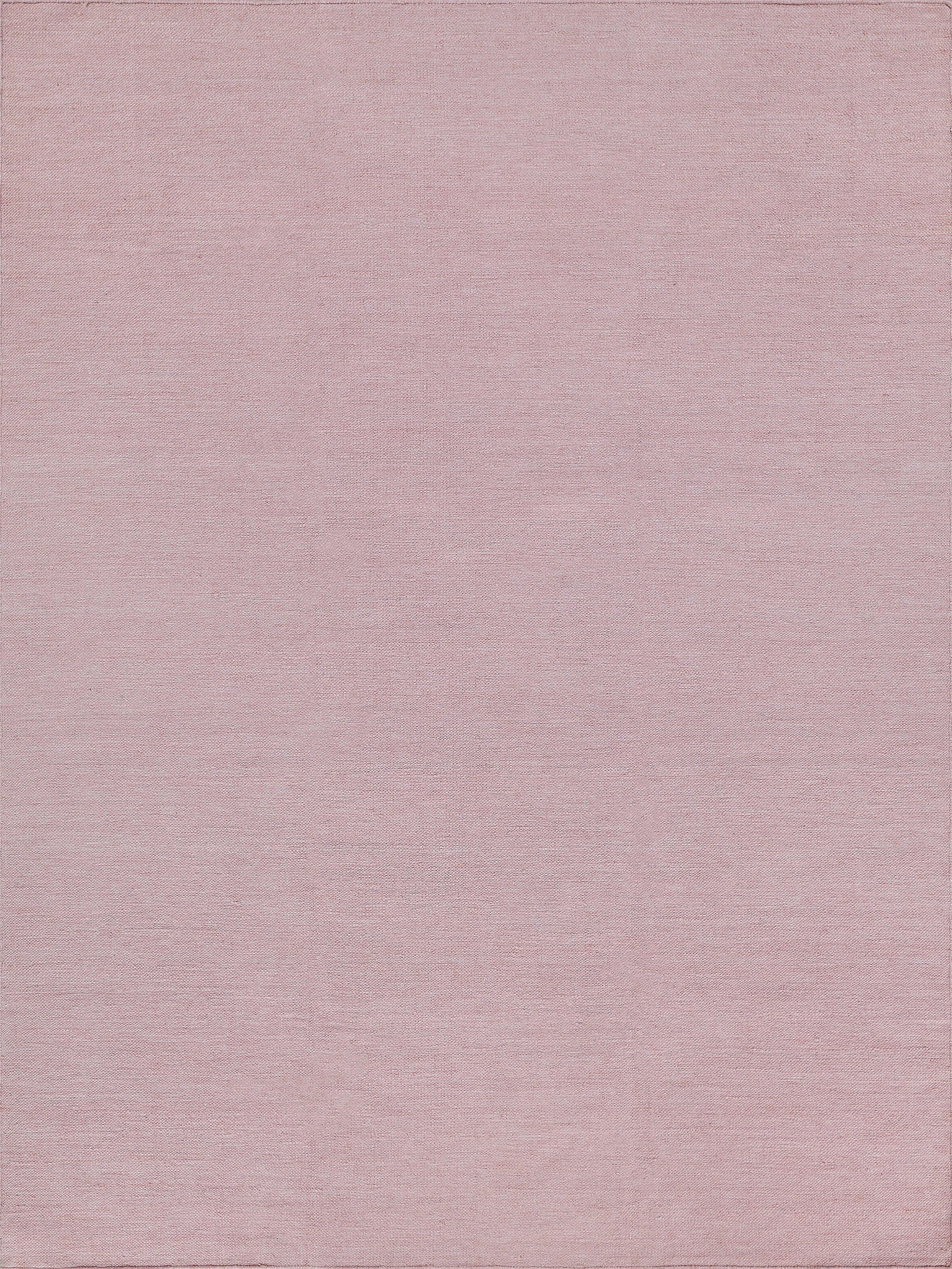 Soft pink woven rug texture, muted rosy shade with subtle grain and smooth surface.