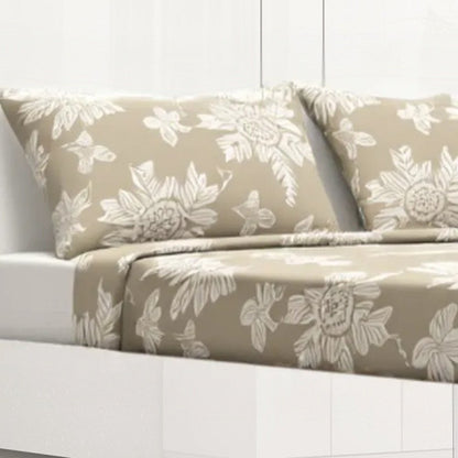 King White High Gloss Bed Frame with LED Headboard