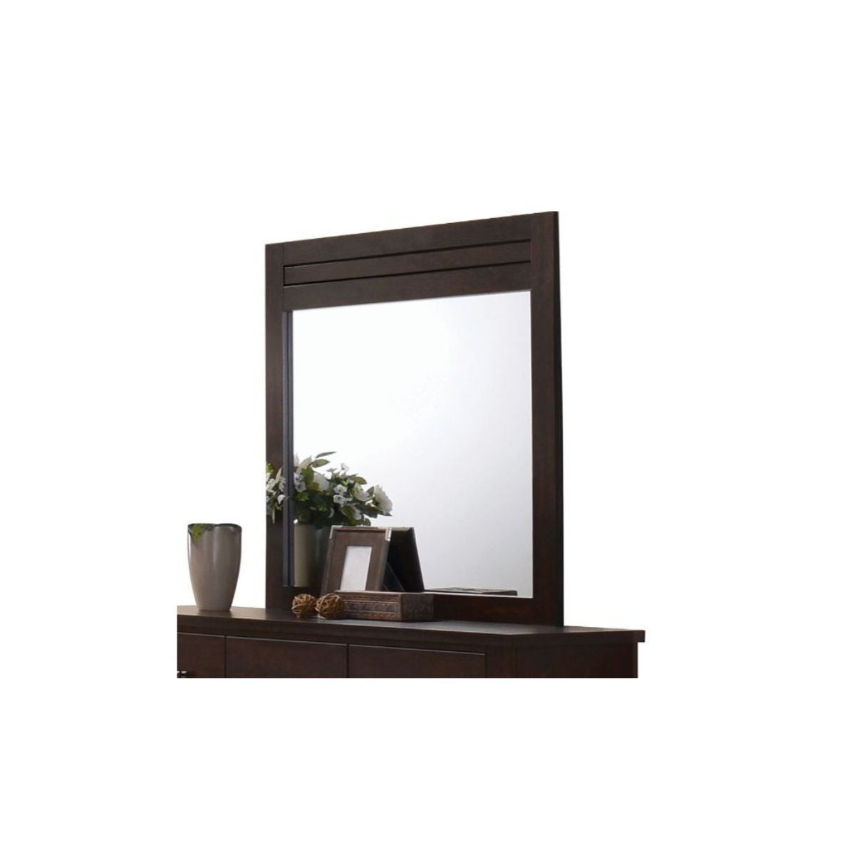 Mahogany Rectangle Dresser Mirror