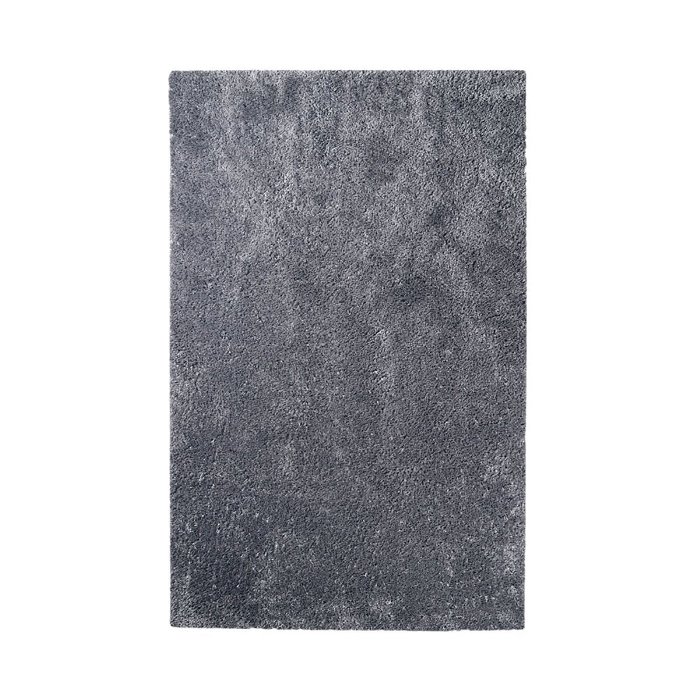 8' X 10' Gray Shag Handmade Area Rug