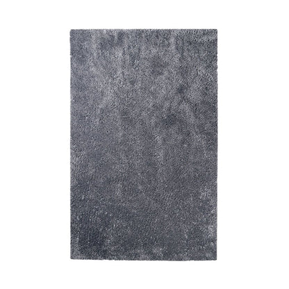 8' X 10' Gray Shag Handmade Area Rug