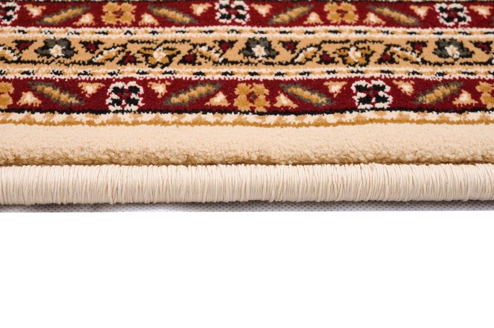 20' Beige And Ivory Oriental Runner Rug