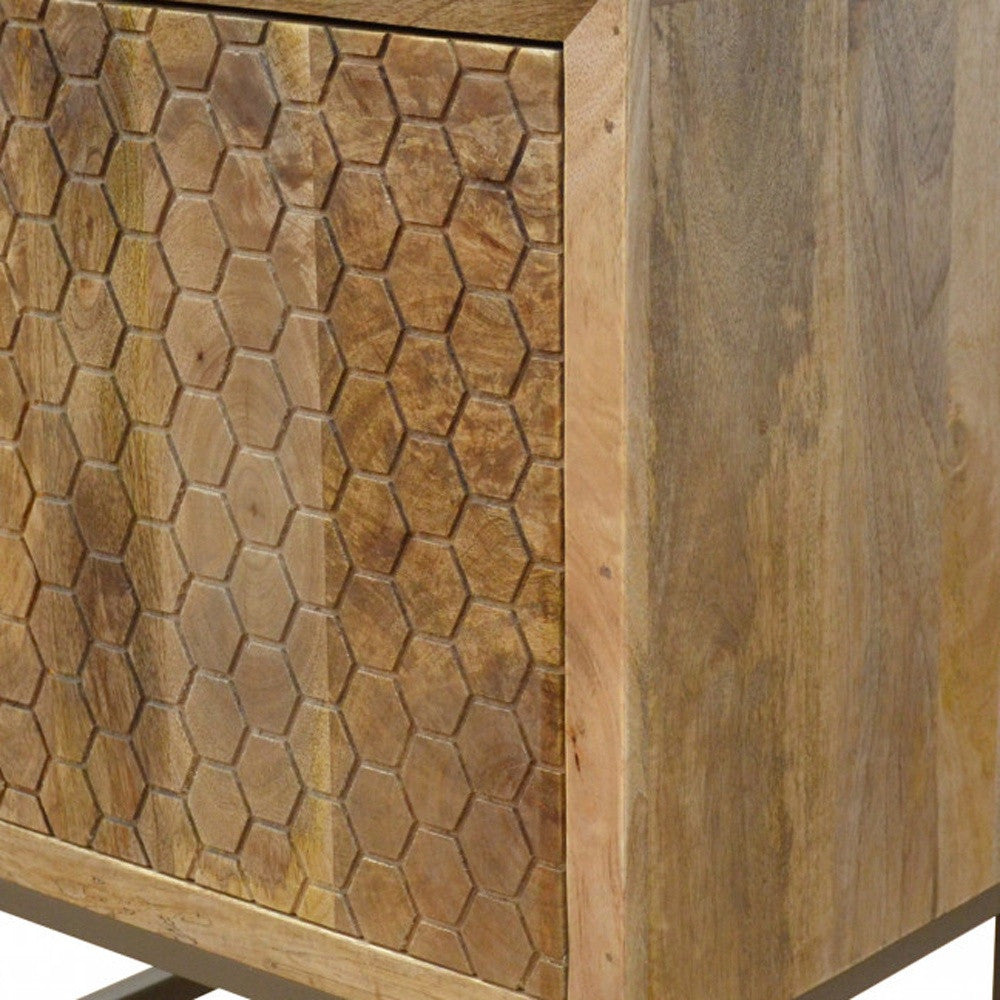 25" Natural Nightstand