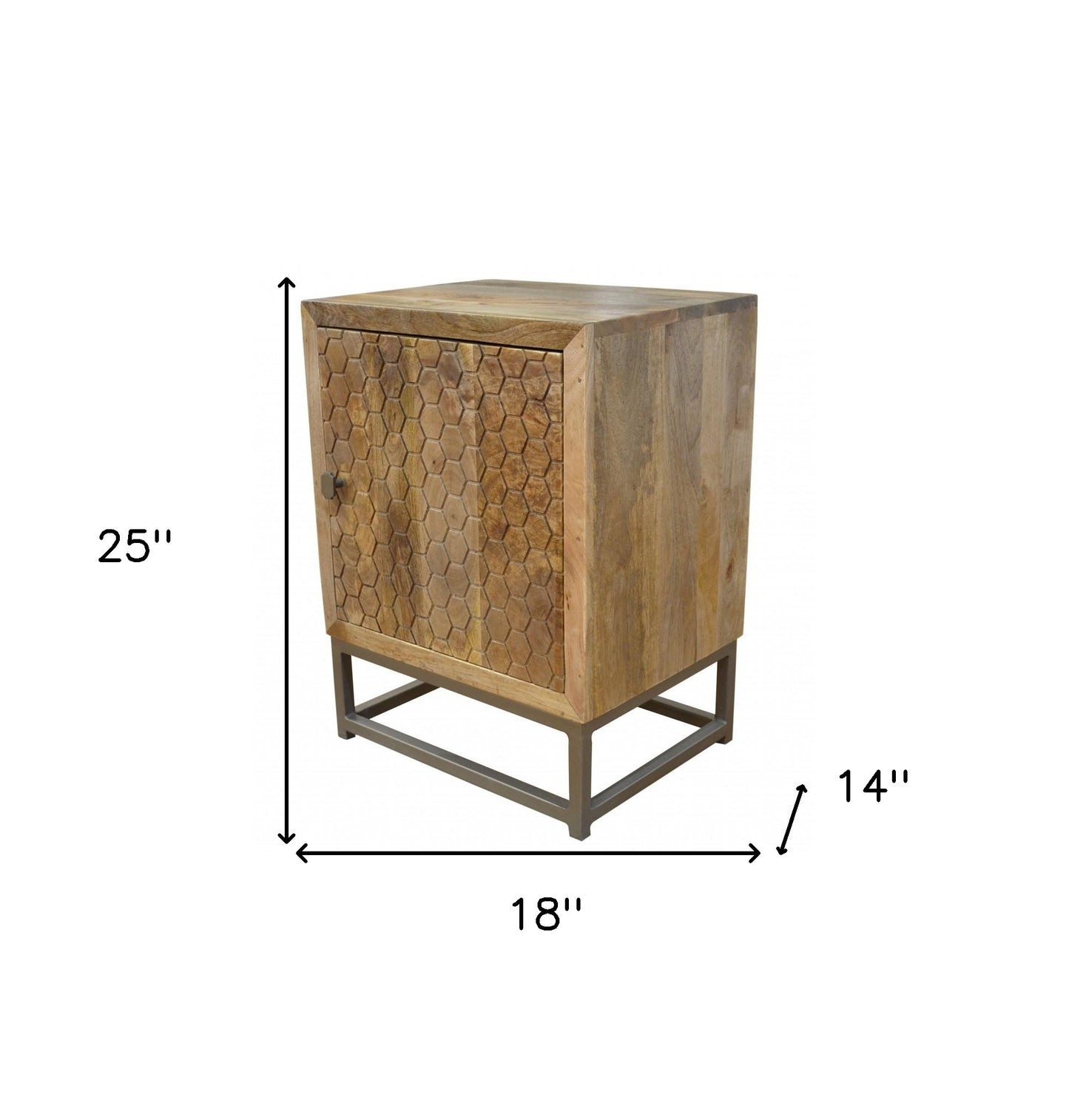 25" Natural Nightstand