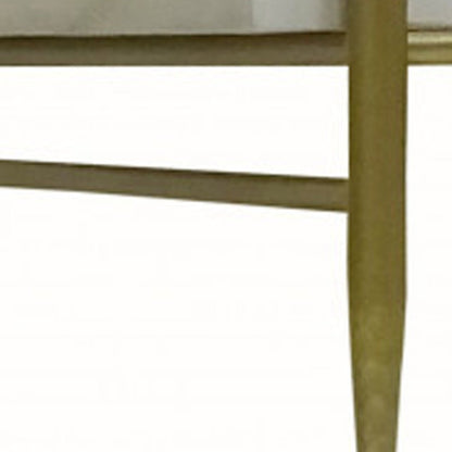 28" White Solid Wood Two Drawer Nightstand