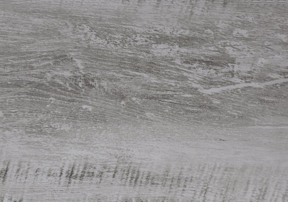 Grey weathered wood texture with whitewashed grain and brushed horizontal streaks.