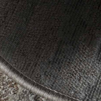 5' X 8' Beige Abstract Stain Resistant Area Rug