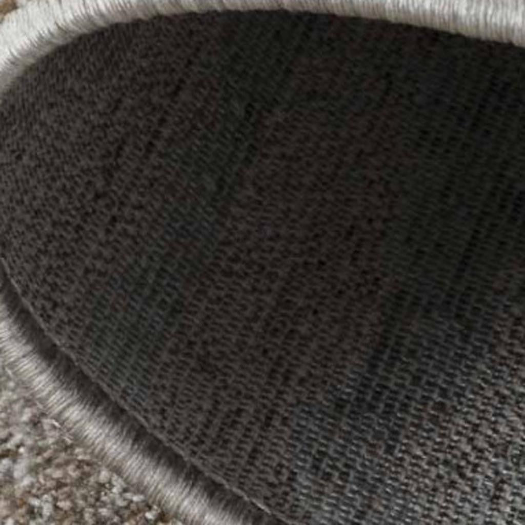 5' X 8' Beige Abstract Stain Resistant Area Rug