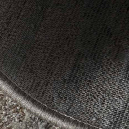 5' X 8' Beige Abstract Stain Resistant Area Rug