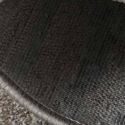 5' X 8' Beige Abstract Stain Resistant Area Rug