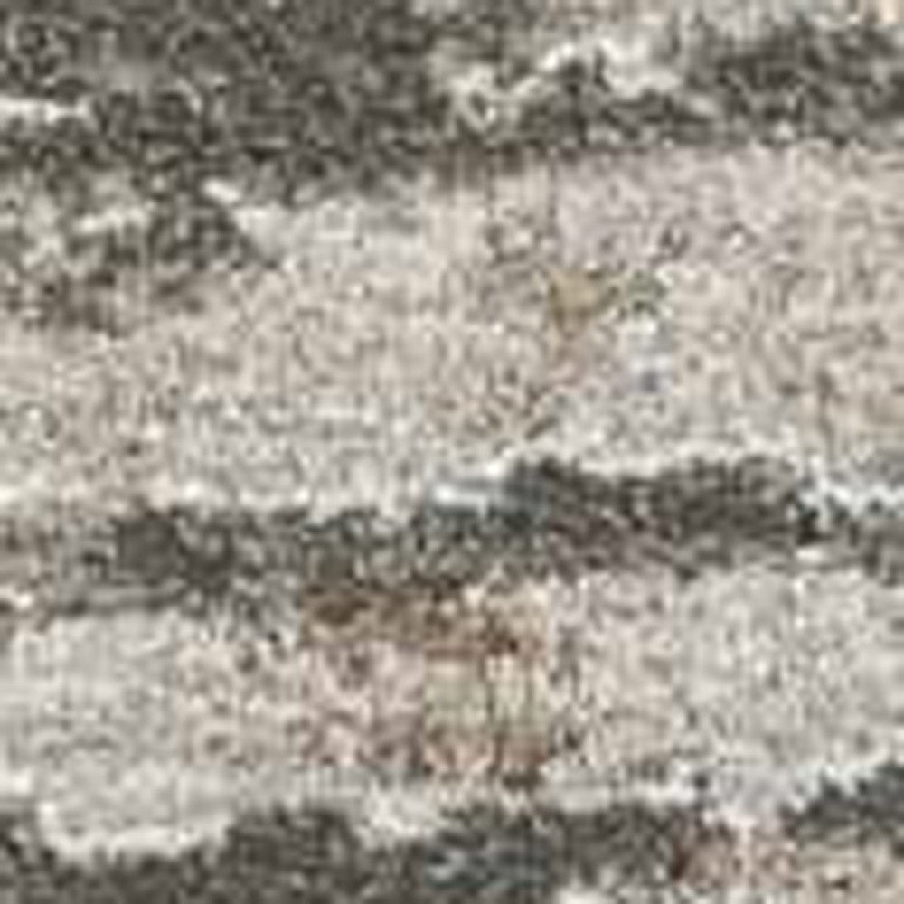 8' X 10' Beige Abstract Stain Resistant Area Rug