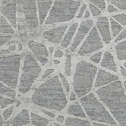 5' X 8' Turquoise Abstract Power Loom Stain Resistant Area Rug