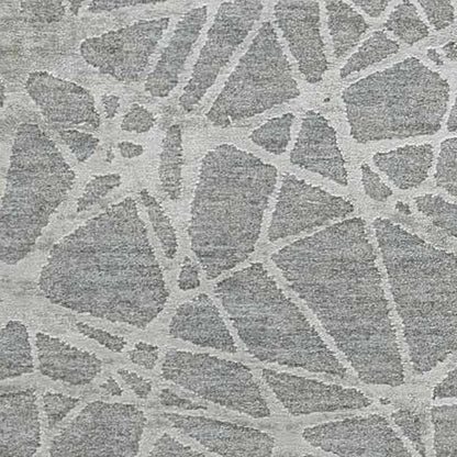 8' X 10' Turquoise Abstract Power Loom Stain Resistant Area Rug