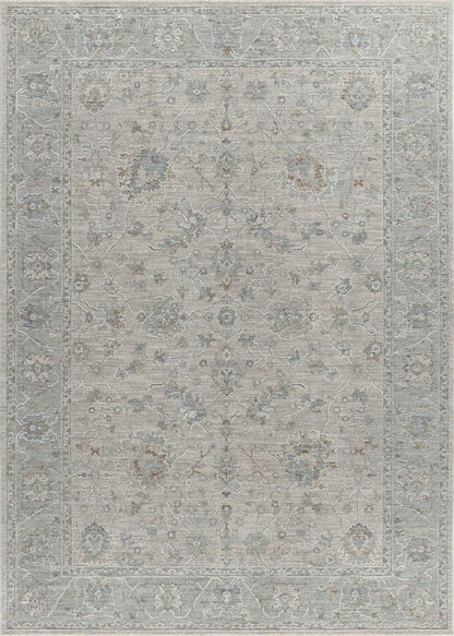 8' X 10' Cream Southwestern Power Loom Stain Resistant Area Rug