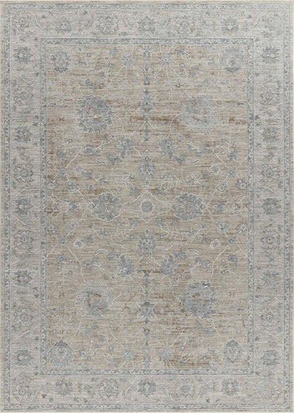 5' X 8' Gold Southwestern Power Loom Stain Resistant Area Rug