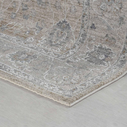5' X 8' Gold Southwestern Power Loom Stain Resistant Area Rug