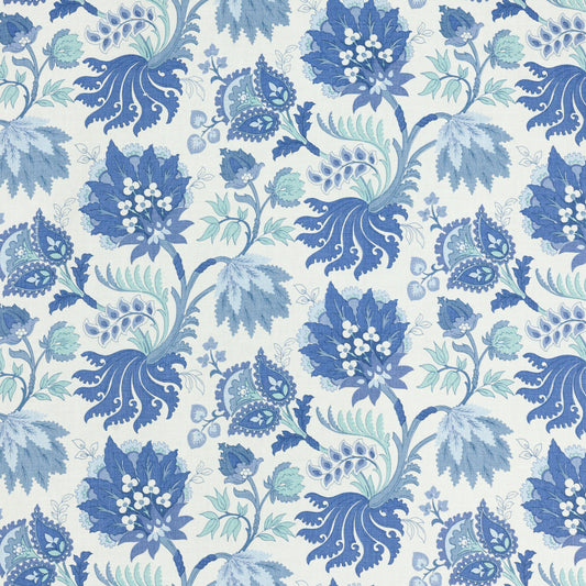 SCHUMACHER  RAOUL TEXTILES FLORENTINA PRINTS PRINTS DELFT   - 490B39
