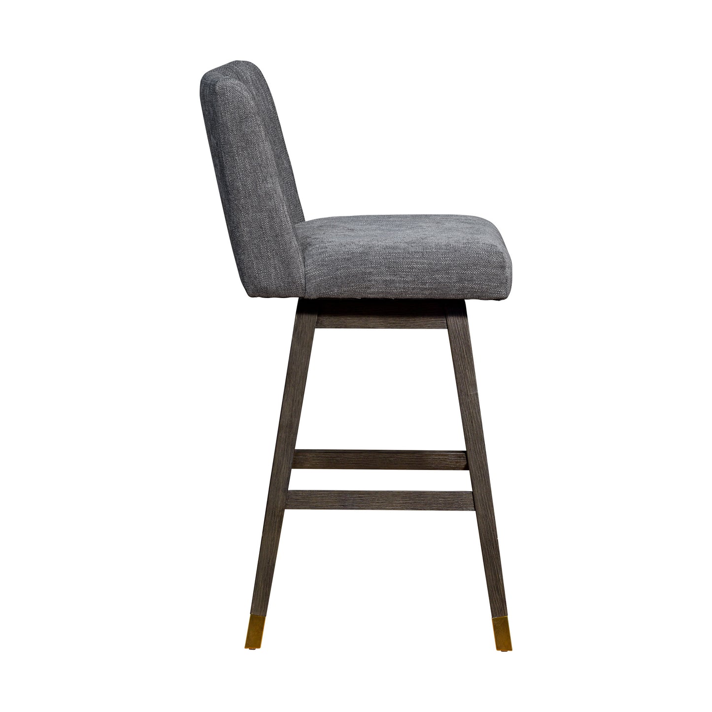 30" Solid Wood Swivel Bar Height Bar Chair
