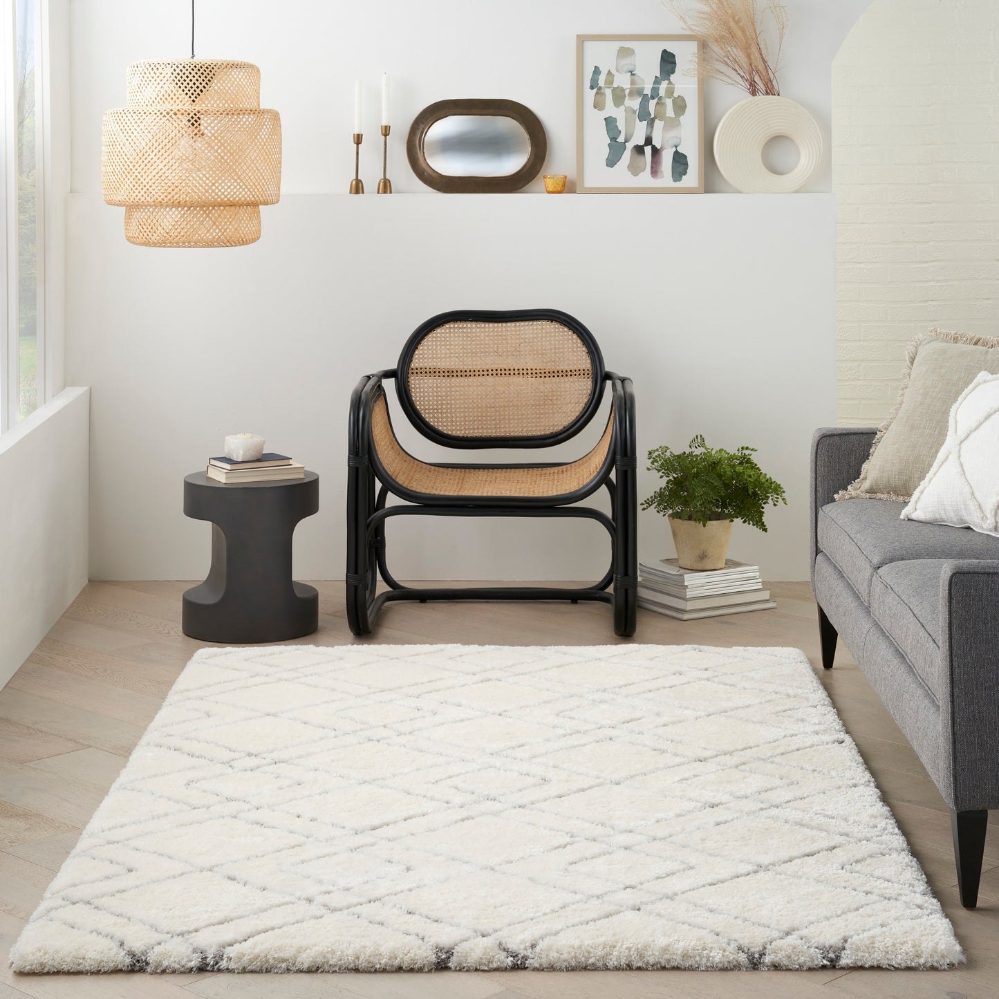 Nourison Rugs Nourison Home   Shag 5' X 7'    - 099446893444