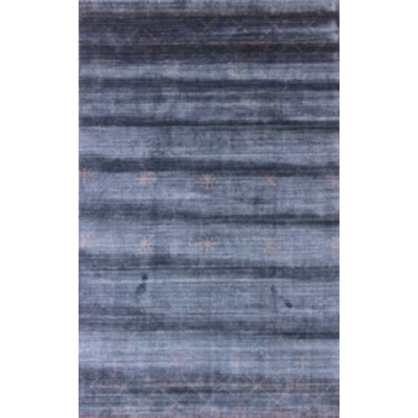 5' X 8' Navy And Blush Abstract Hand Loomed Area Rug