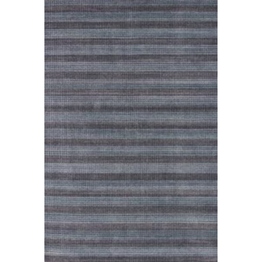 5' X 8' Blue And Black Hand Loomed Area Rug