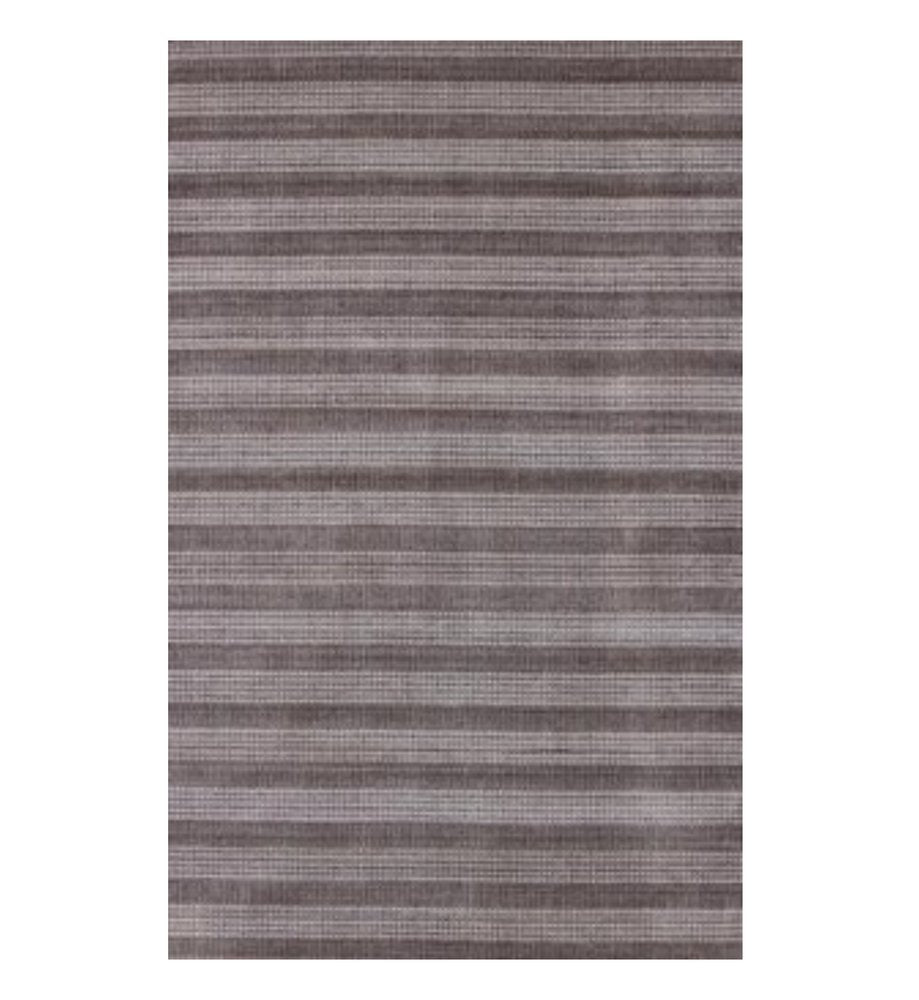 8' X 10' Rust And White Hand Loomed Area Rug