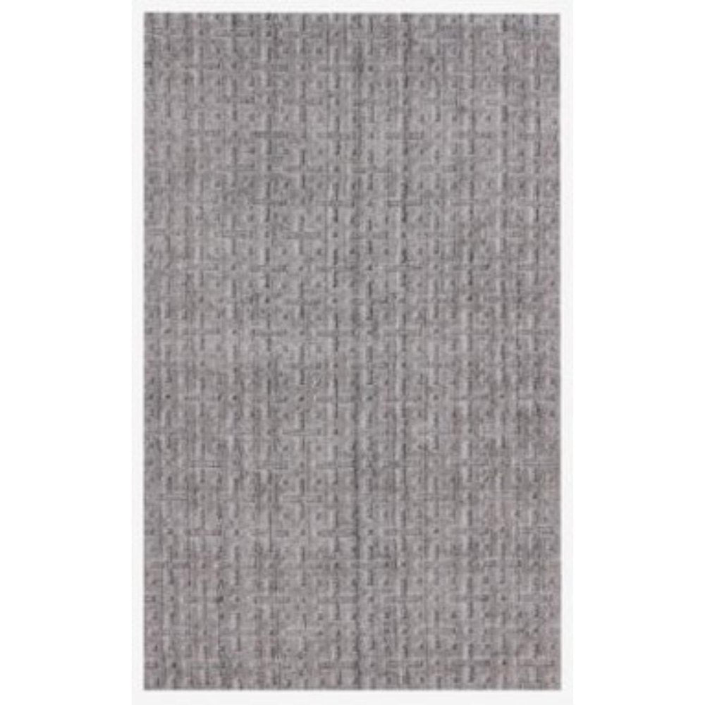 9' X 12' Tan And Charcoal Medallion Hand Loomed Area Rug