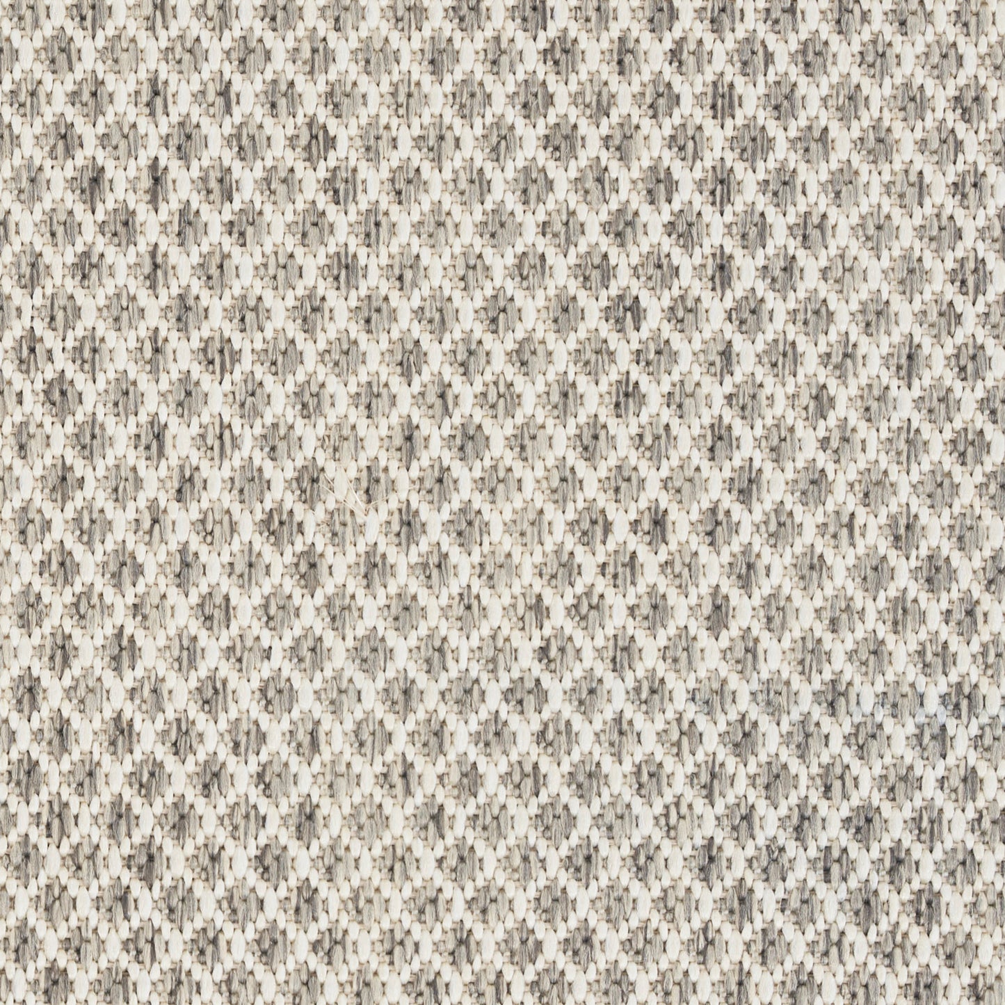Beige and gray woven rug runner with a tight basket-weave texture; neutral floor covering for hallways or living areas (6' runner).