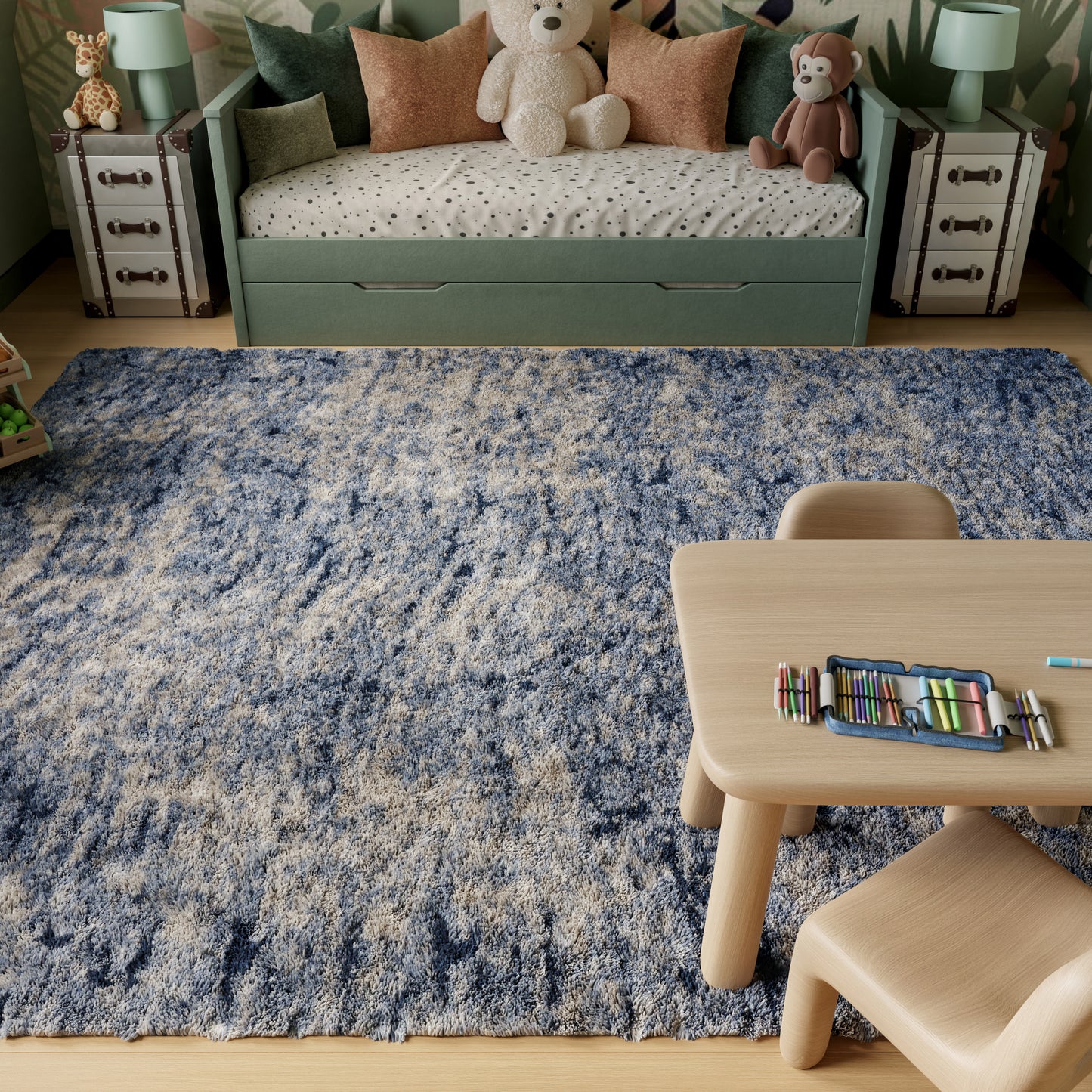 Nourison Rugs Nourison Home   Shag 9' X 12'    - 099446002259