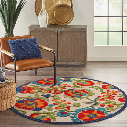 Nourison Rugs Nourison Home   Farmhouse 4' X Round    - 099446723222