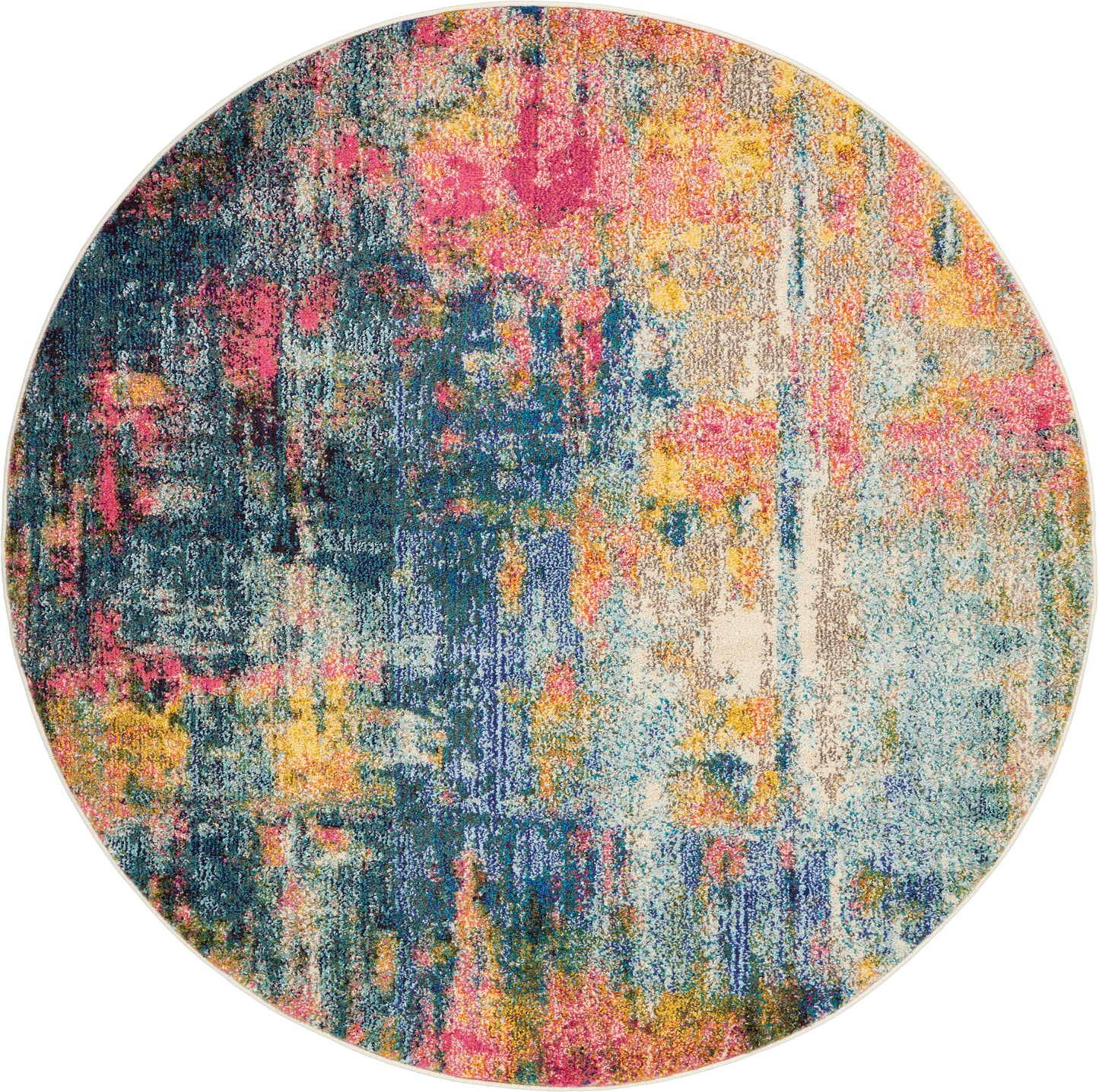 Nourison Rugs Nourison Home   Modern & Contemporary 4' X Round    - 099446482723