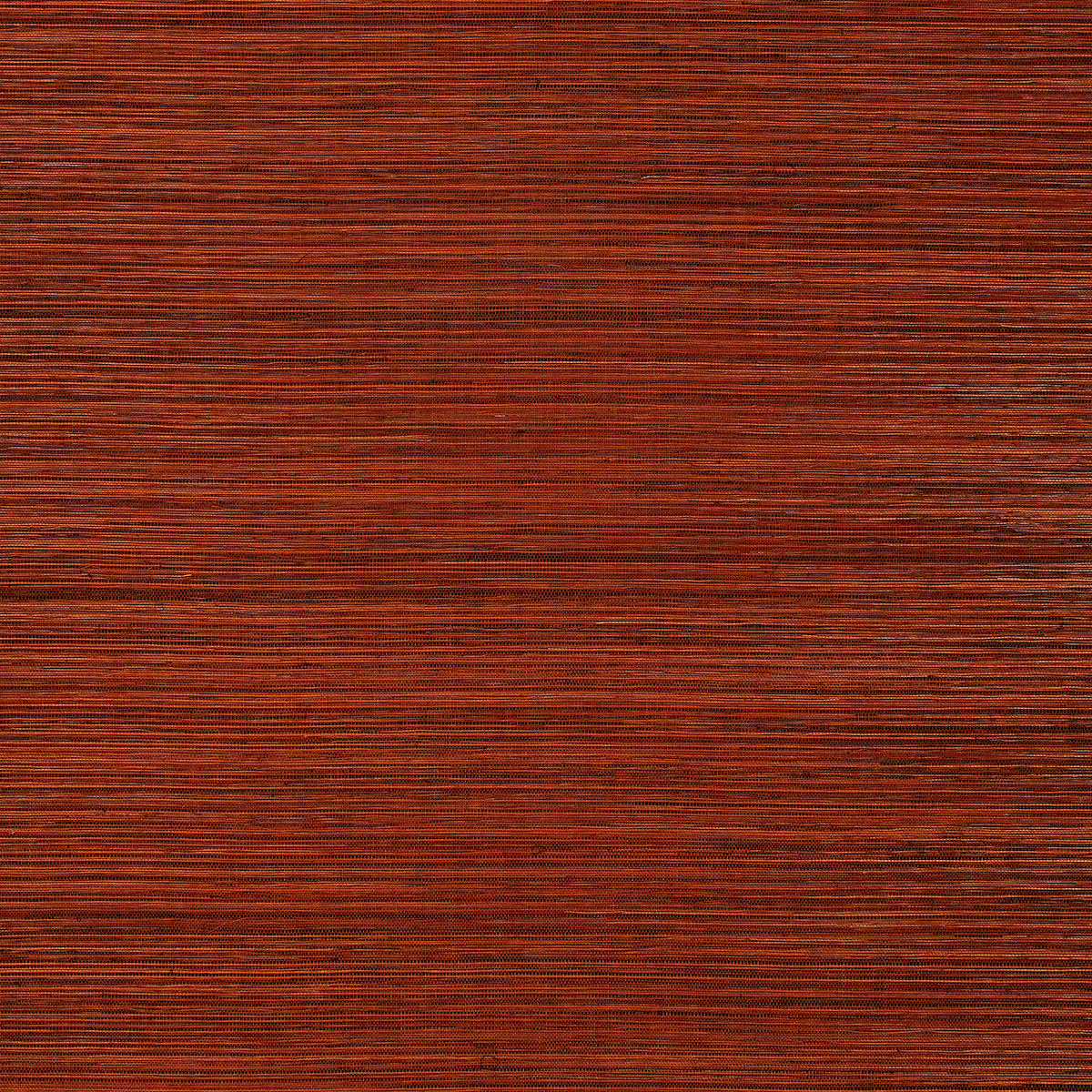 SCHUMACHER  PERFECT BASICS: TEXTURED WALLCOVERING STRIE SISAL   Burnt Orange   - 5000724