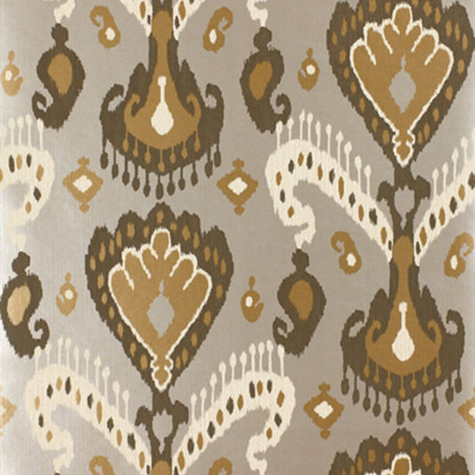 SCHUMACHER  PERENNIAL FAVORITES TASHKENT IKAT   SILVER   - 5000990