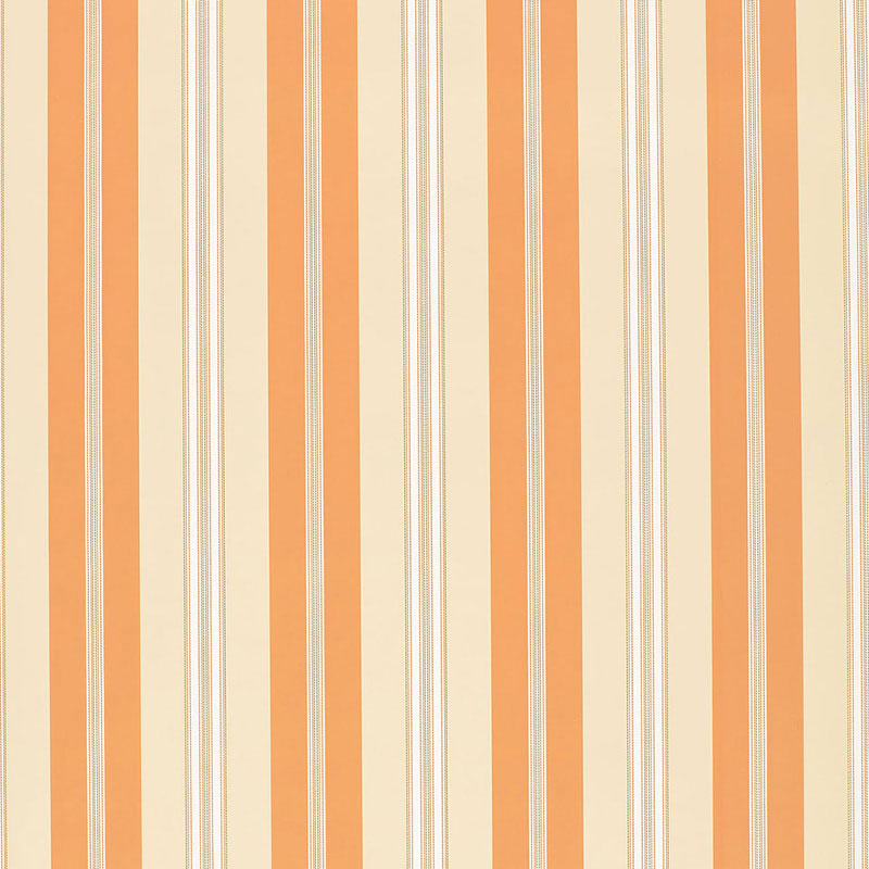 SCHUMACHER  STRIPES WALLCOVERING COLLECTION CHALON STRIPE   CORAL   - 5002485