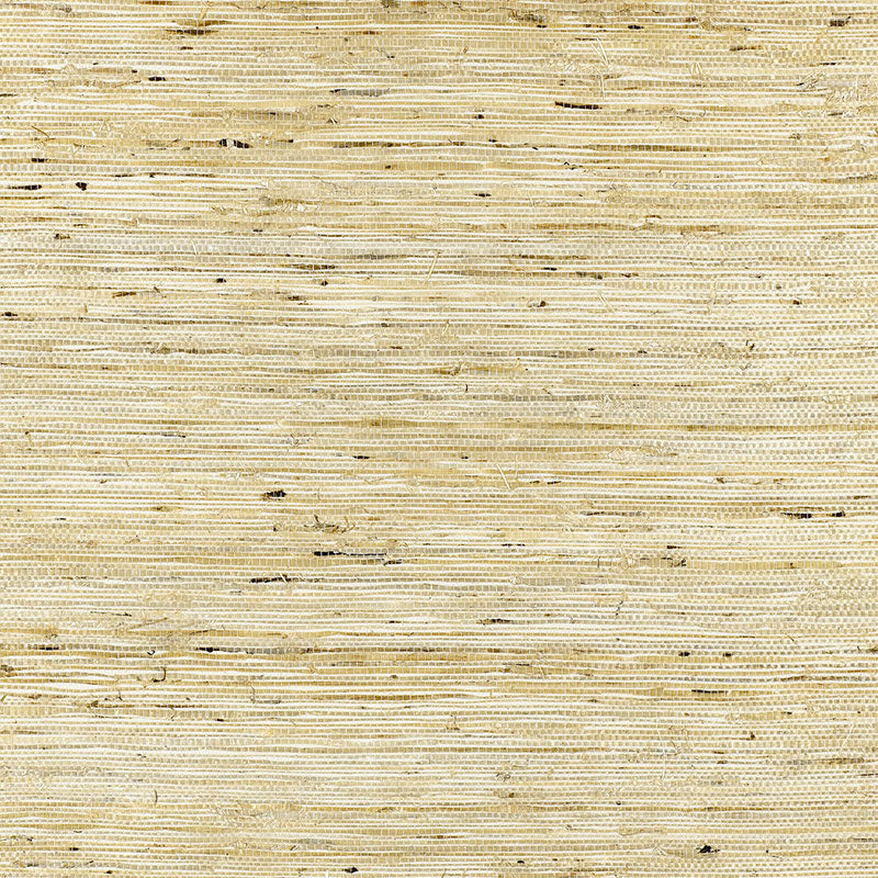 Beige linen-like fabric with fine horizontal ridges and speckled texture.