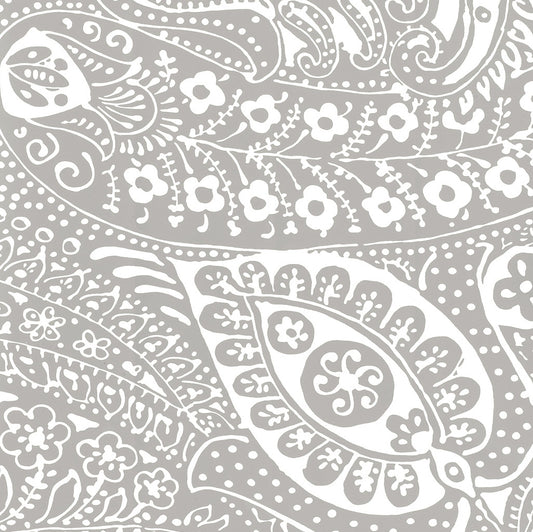 SCHUMACHER  AVANT GARDE PAISLEY PRINT   GREY   - 5003190
