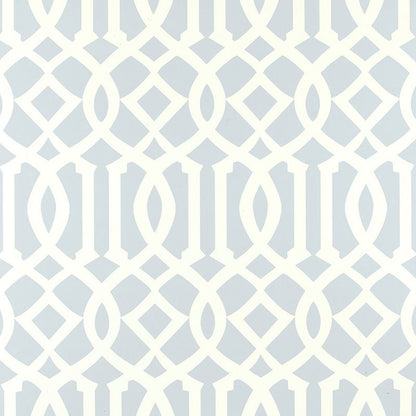 SCHUMACHER  PRINT HAPPY IMPERIAL TRELLIS   SOFT AQUA   - 5003363