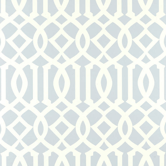 SCHUMACHER  PRINT HAPPY IMPERIAL TRELLIS   SOFT AQUA   - 5003363