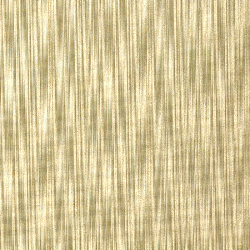 Beige-gold striped linen fabric with a fine vertical weave, suitable for upholstery or drapery.